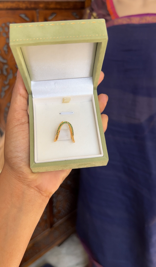 vanki ring - green