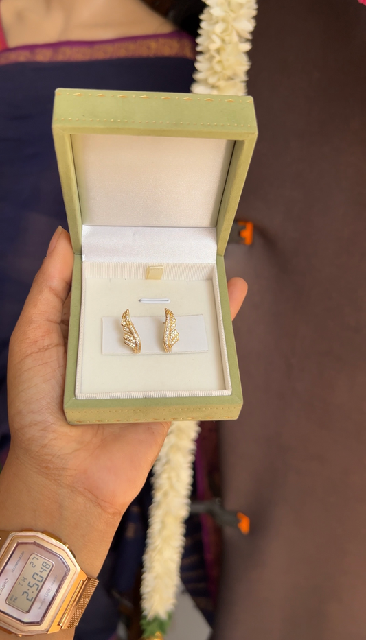 Korean earstud - gold