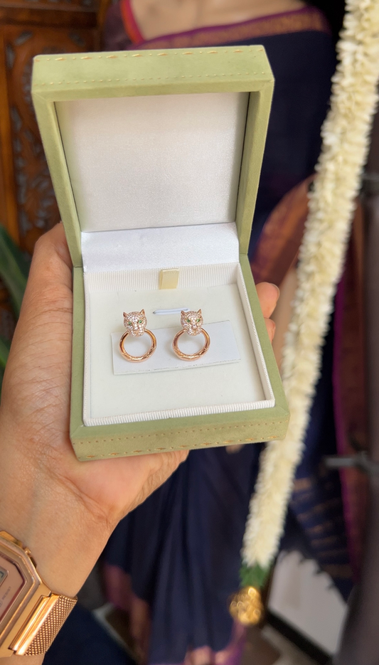 Genz earstud - rosegold