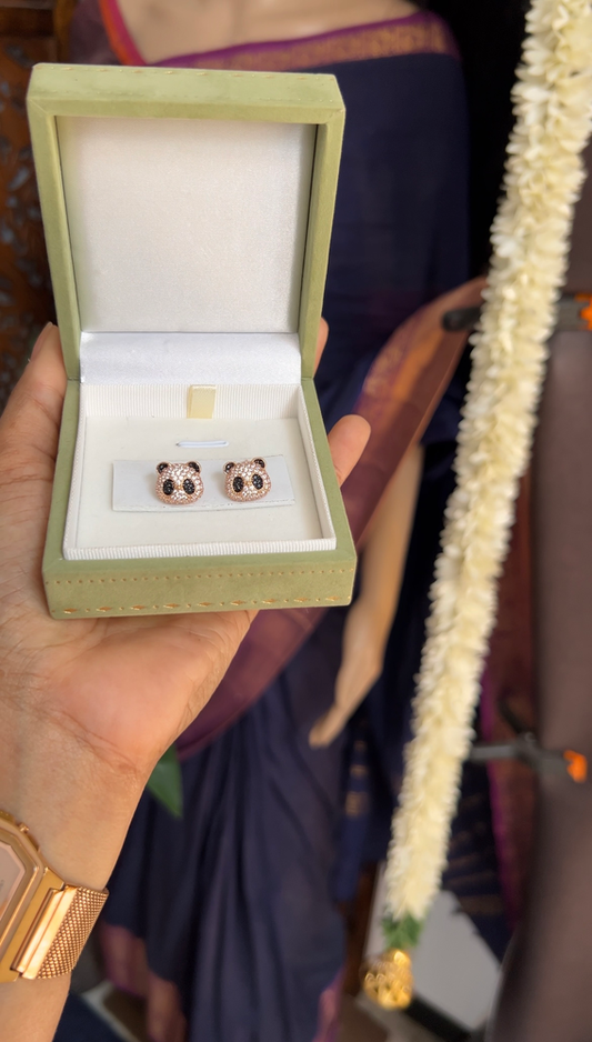 Panda Earstud - rosegold