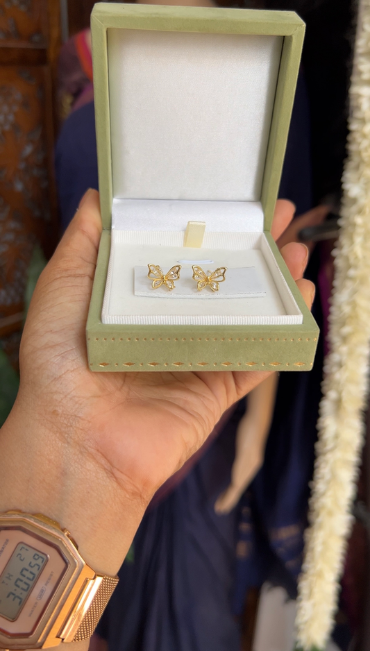 Butterfly Earstud - gold