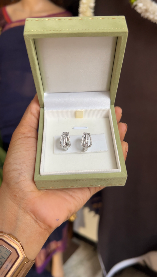 Genz earstud - silver