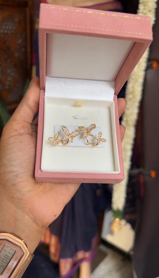 Butterfly Earstud - gold