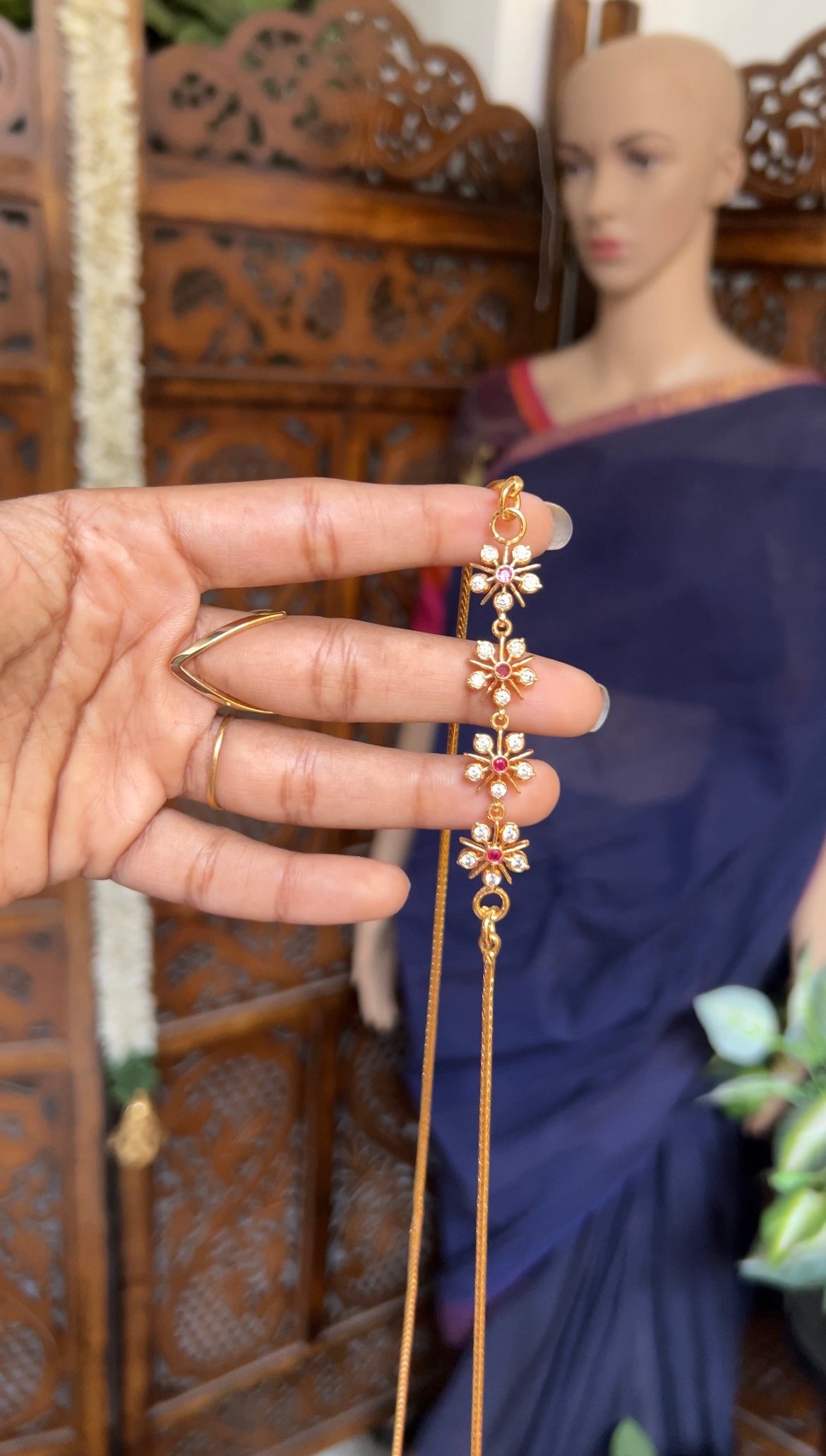 Mugappu chain (30 inches )
