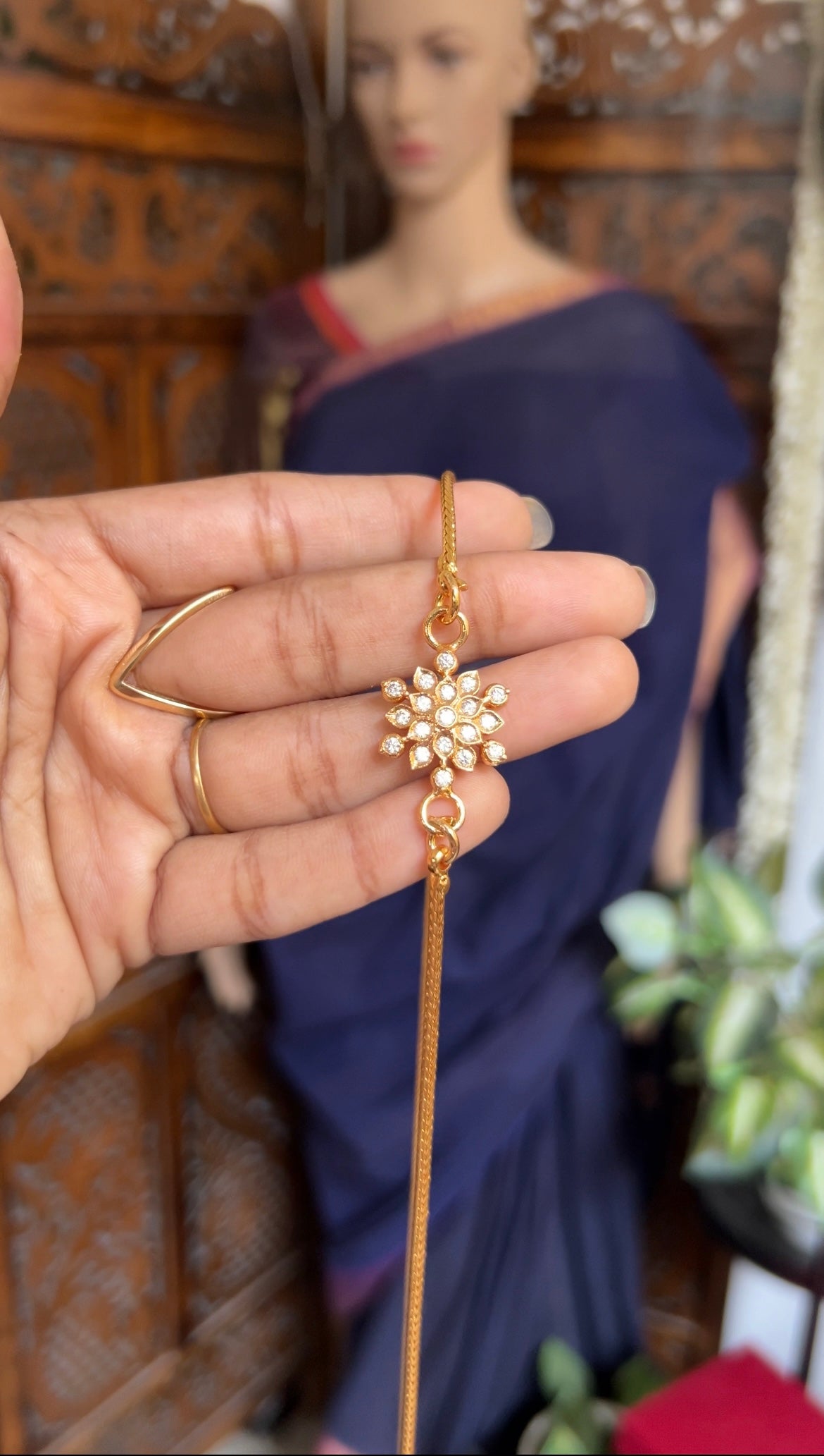Mugappu chain (30 inches)