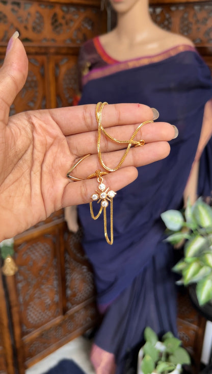 Dollar chain (5stone white)