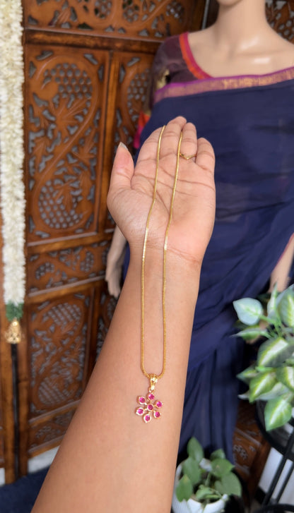 Dollar chain (Floral ruby)