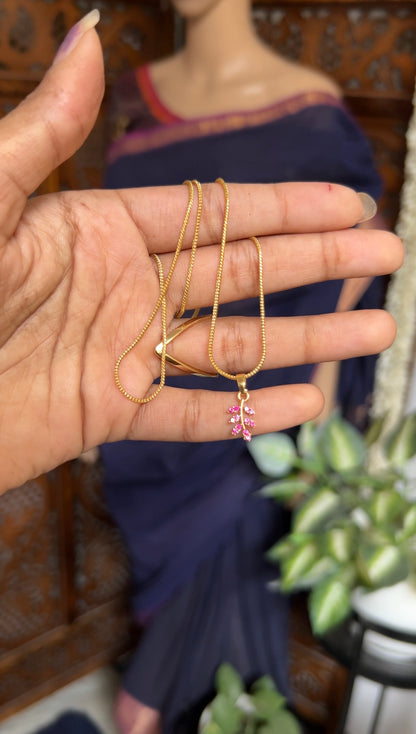 Dollar chain (leafy ruby)