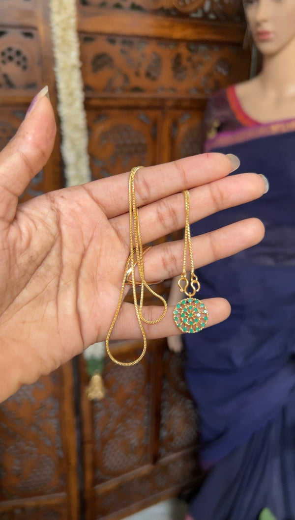 Dollar chain (circle green)
