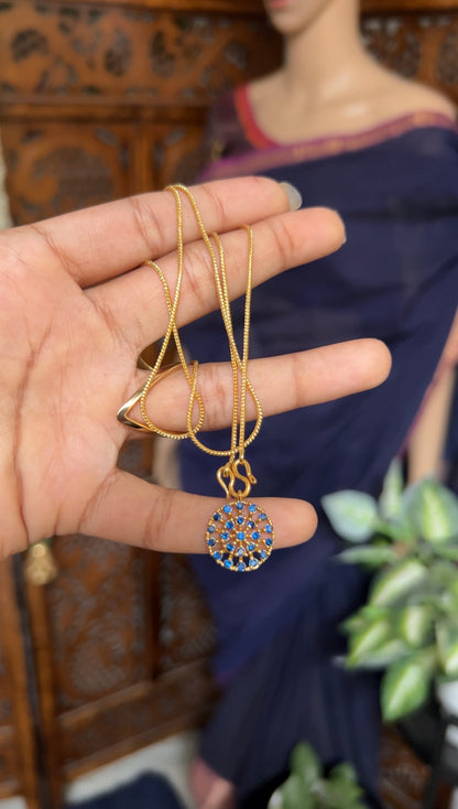 Dollar chain (circle blue)