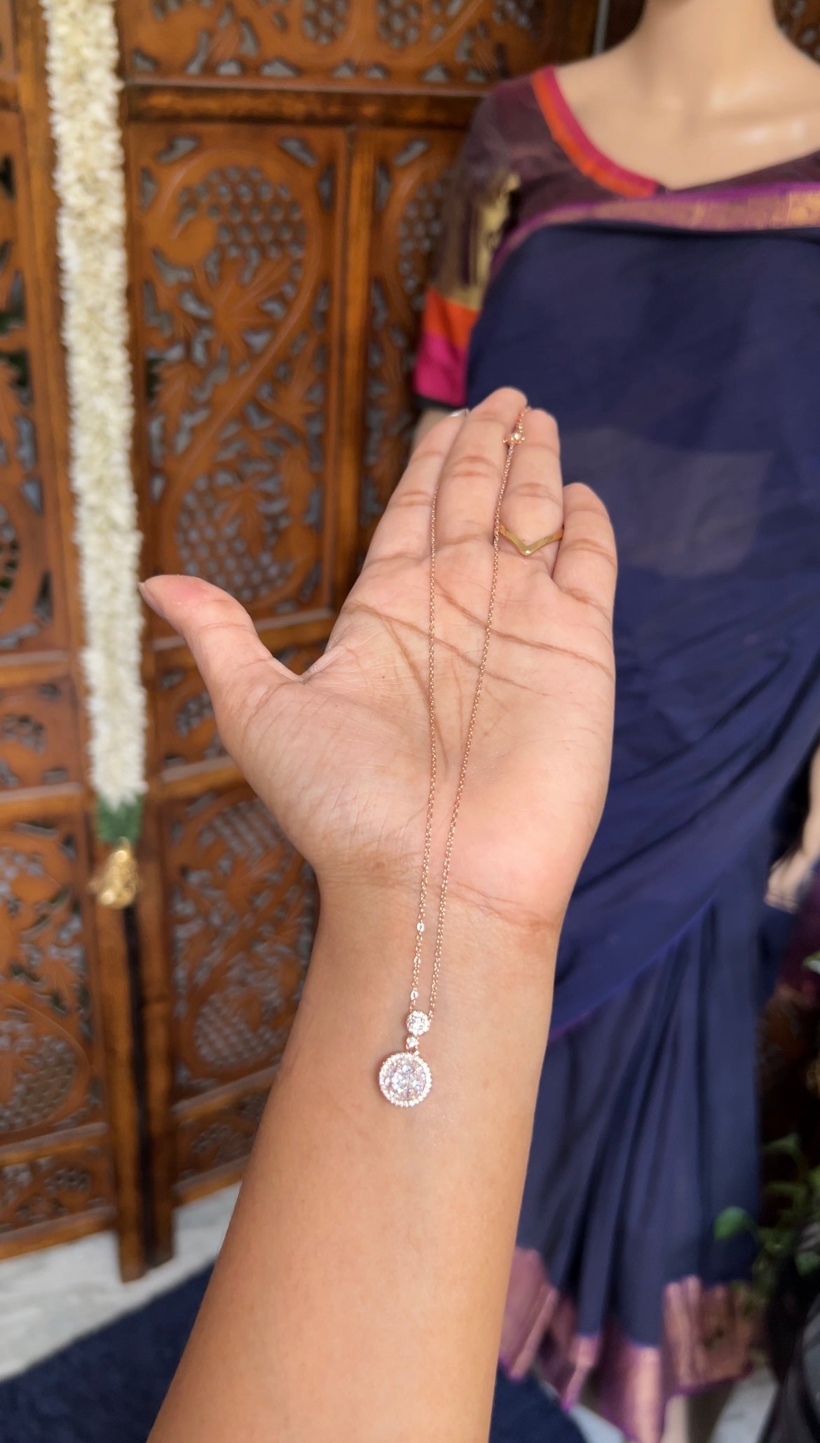 Chain - circle (rose gold)