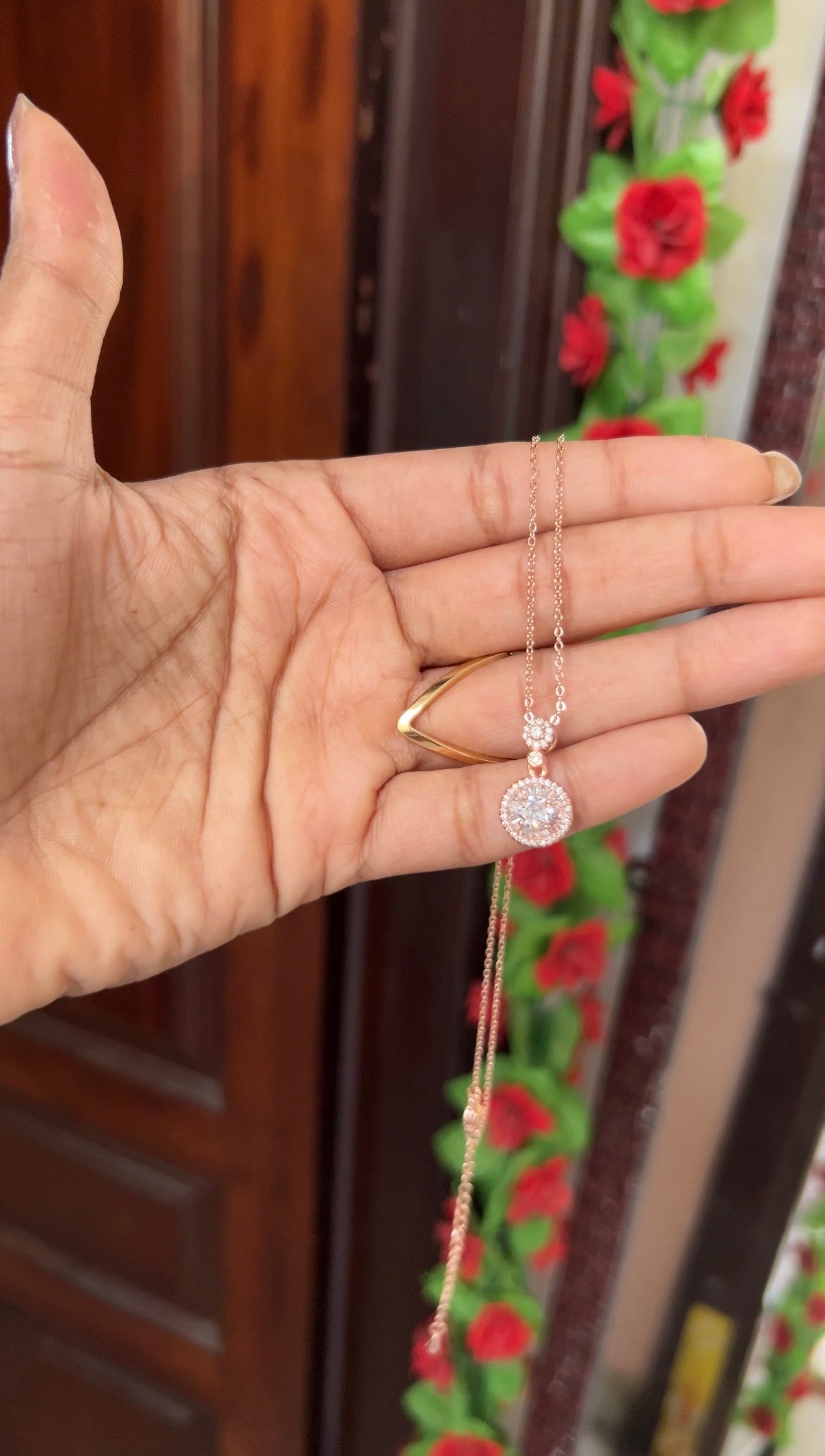 Chain - circle (rose gold)