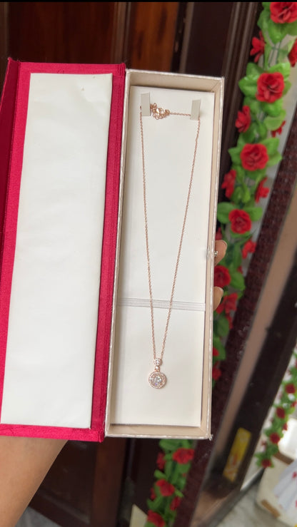 Chain - circle (rose gold)