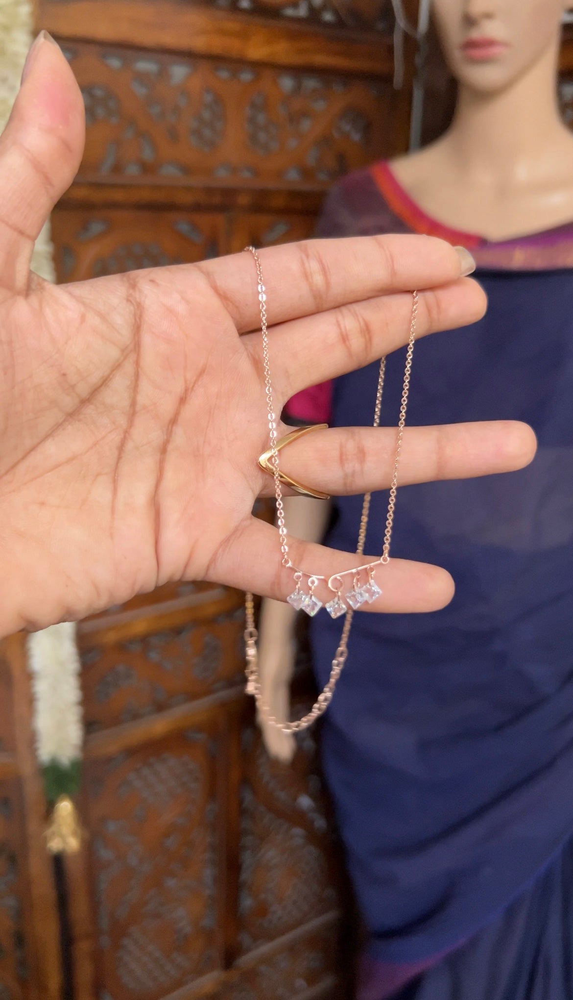 Chain -(rose gold)