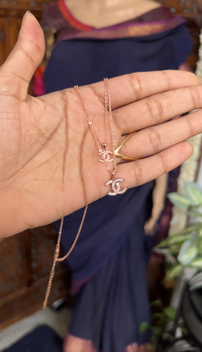 Chain - dual line(rose gold)