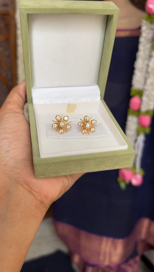 Micro gold plating earstud - Aachi