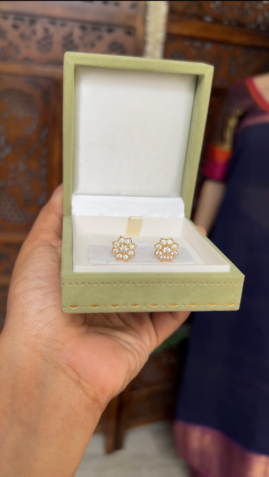 Micro gold plating earstud - Aachi
