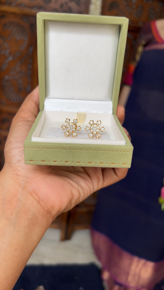 Micro gold plating earstud - Aachi