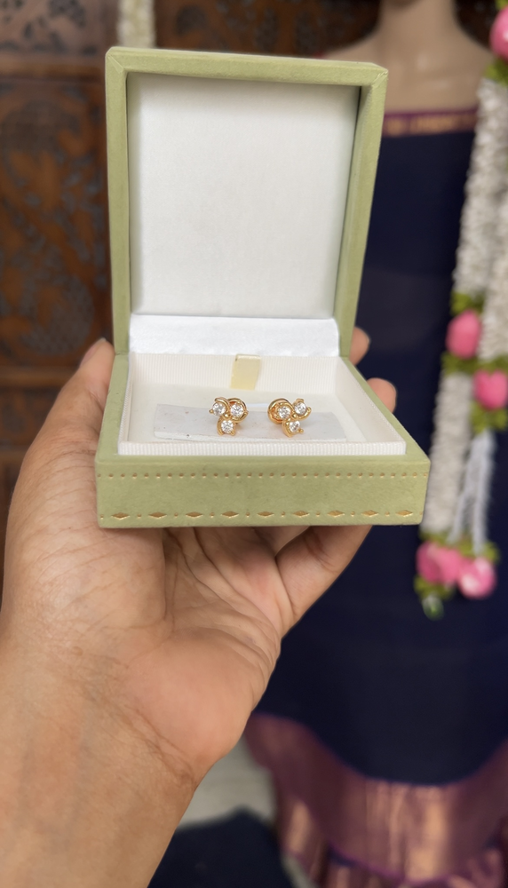 Micro gold plating earstud - Aachi