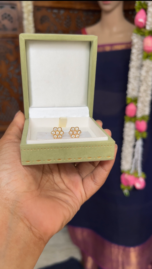 Micro gold plating earstud - Aachi