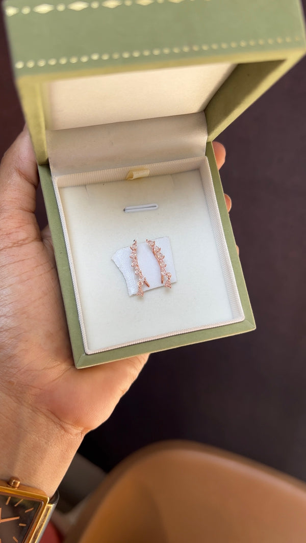 Earclimber - Rose gold
