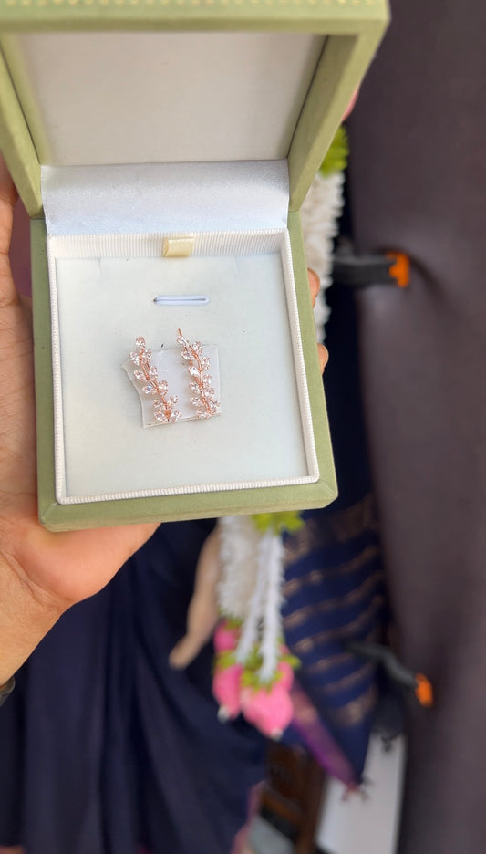 Earclimber - rose gold