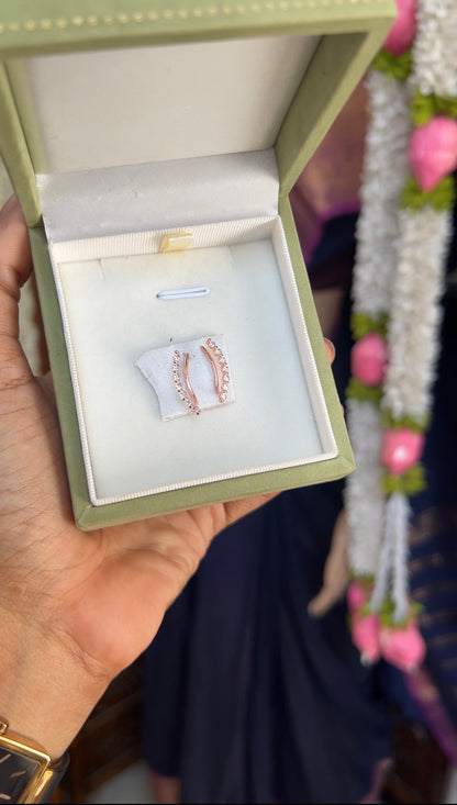 Earclimber - rose gold