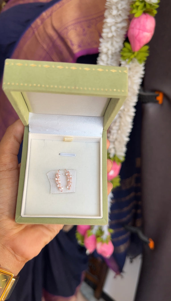 Earclimber - rose gold