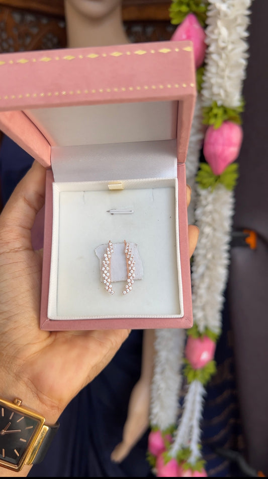 Earclimber - rose gold