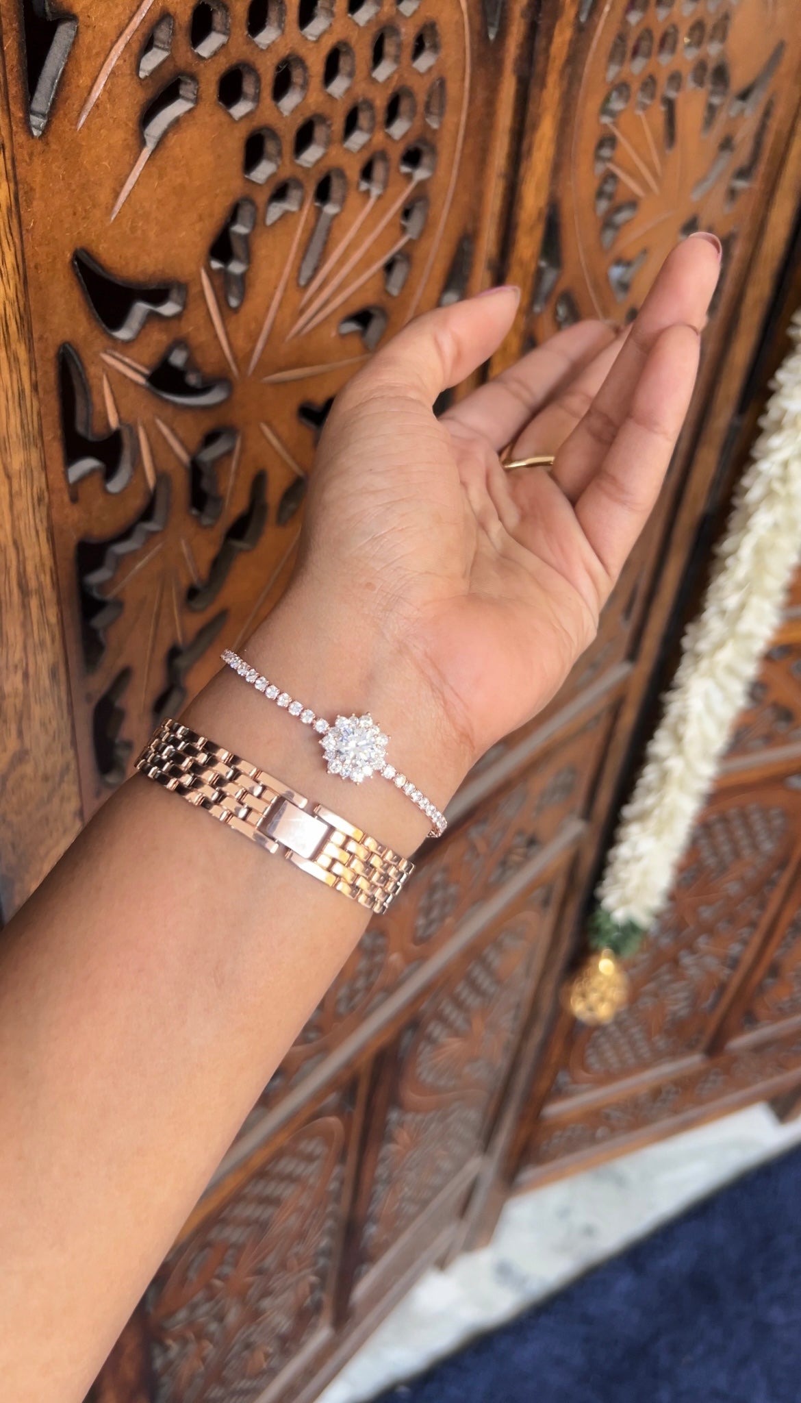 Chain bracelet -rose gold