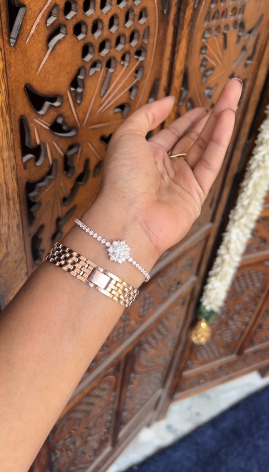 Chain bracelet -rose gold