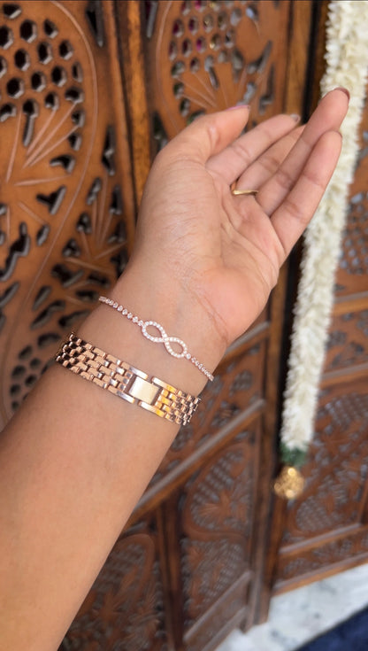 Chain bracelet -rose gold