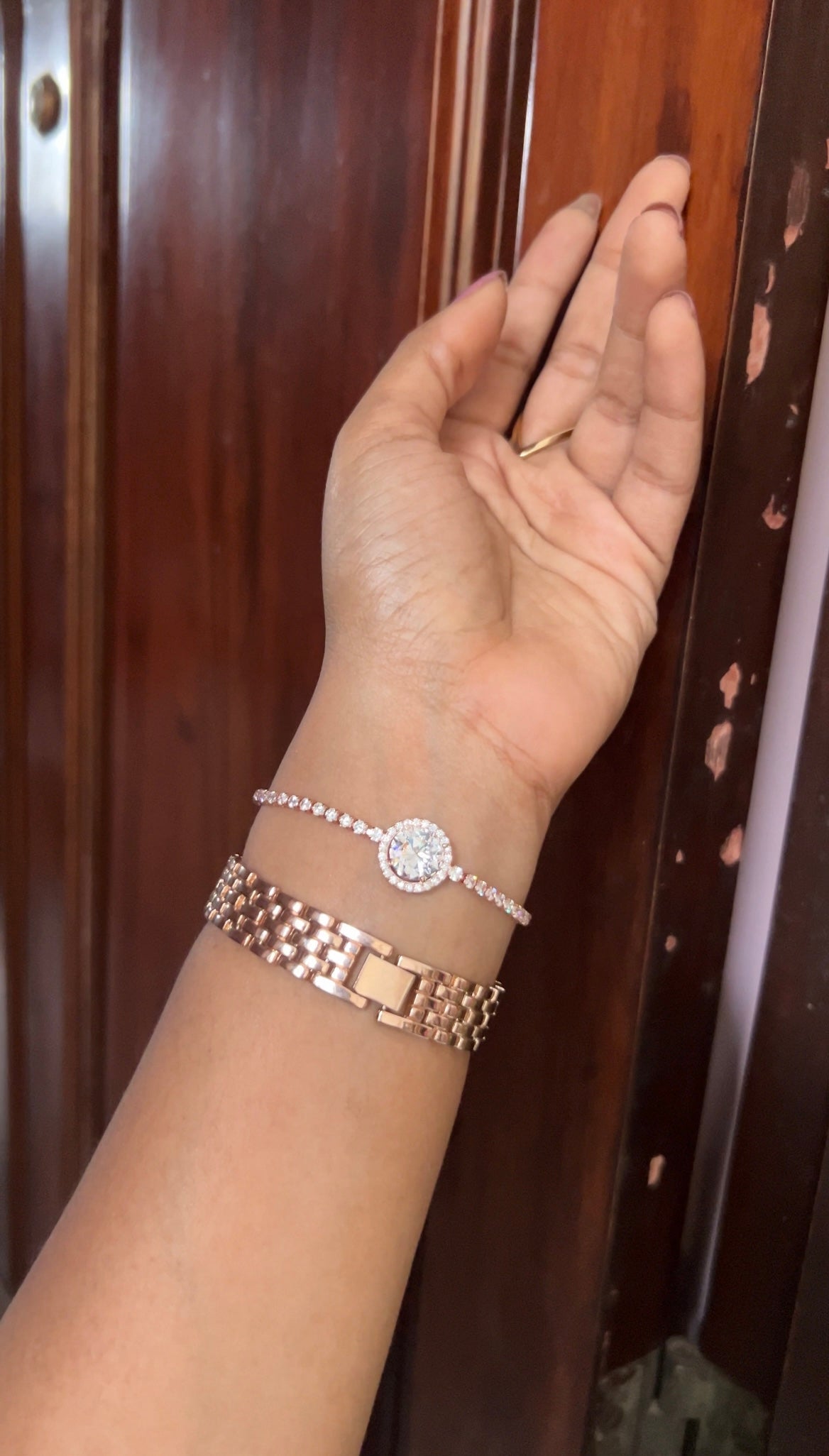 Chain bracelet -rose gold