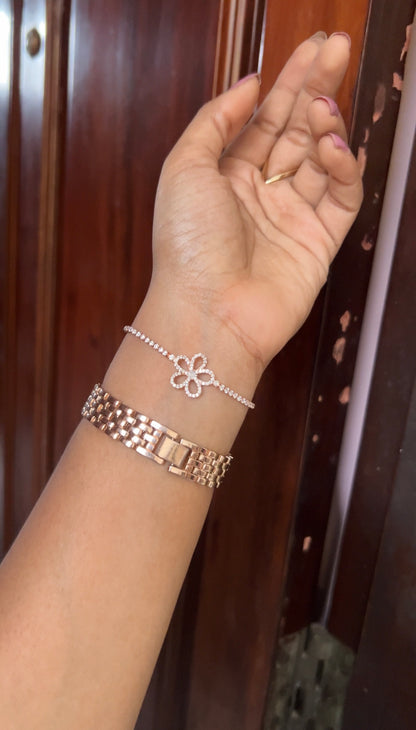 Chain bracelet -rose gold