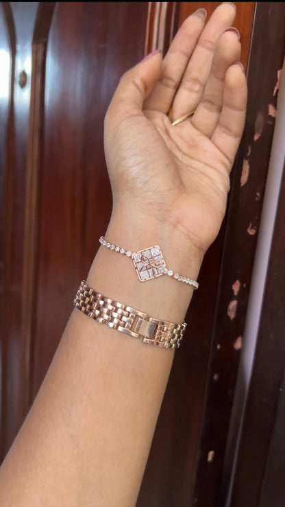 Chain bracelet -rose gold