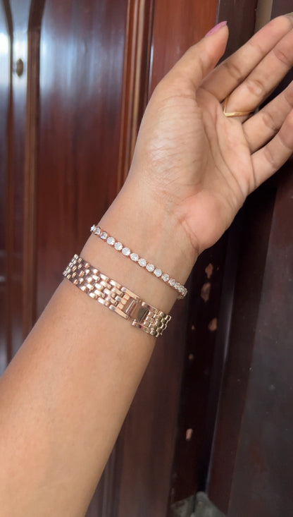 Chain bracelet -rose gold