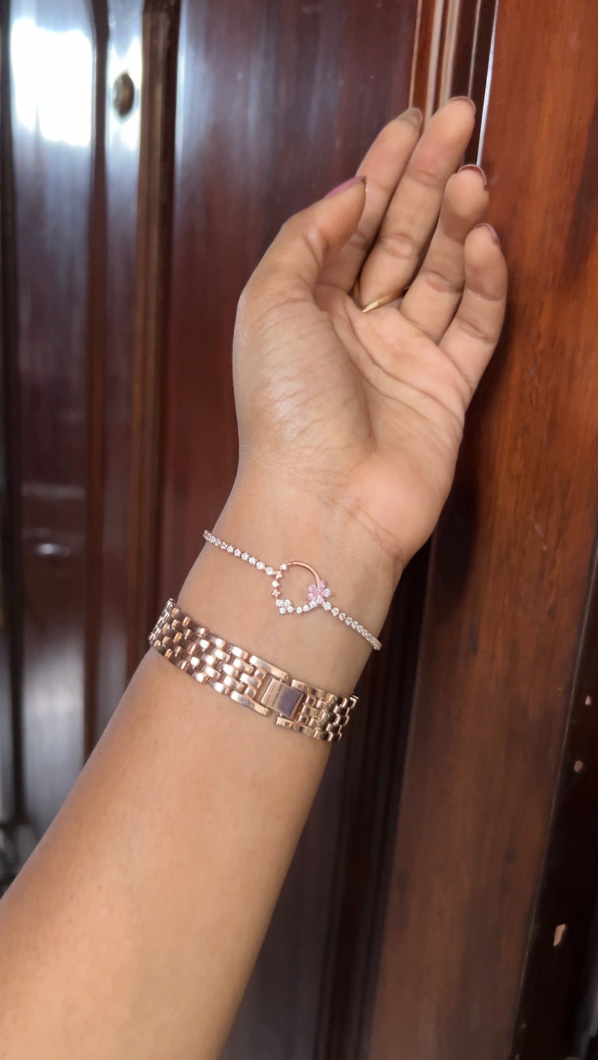 Chain bracelet -rose gold
