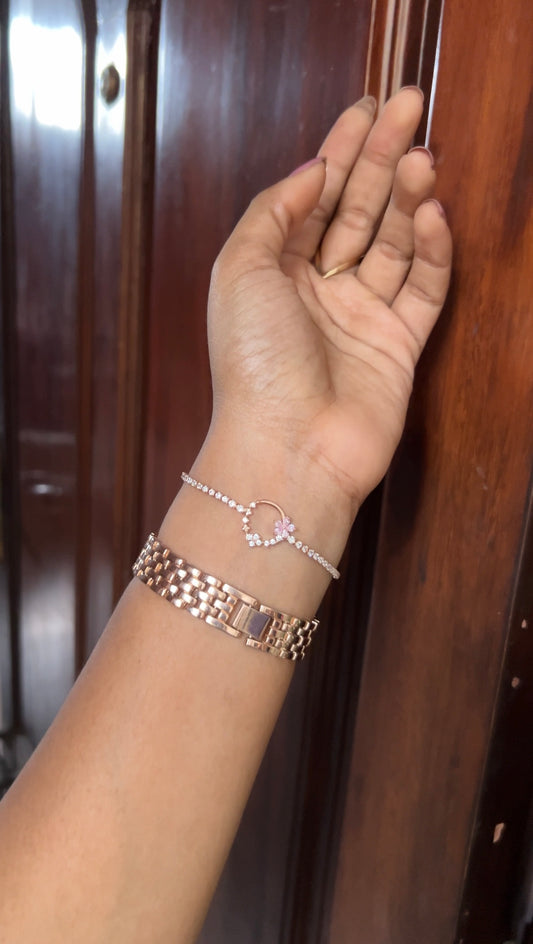 Chain bracelet -rose gold