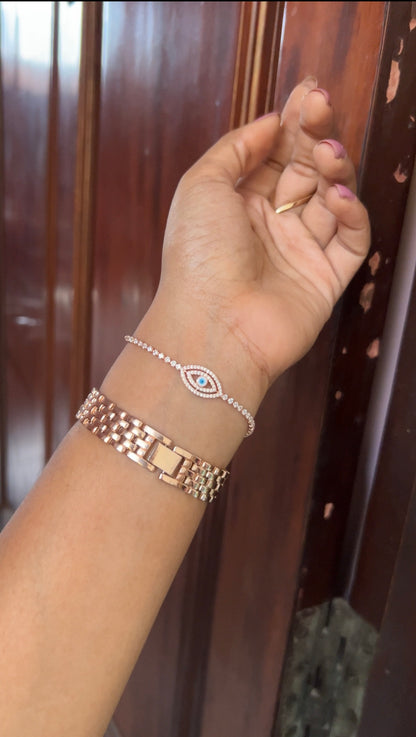 Chain bracelet -rose gold