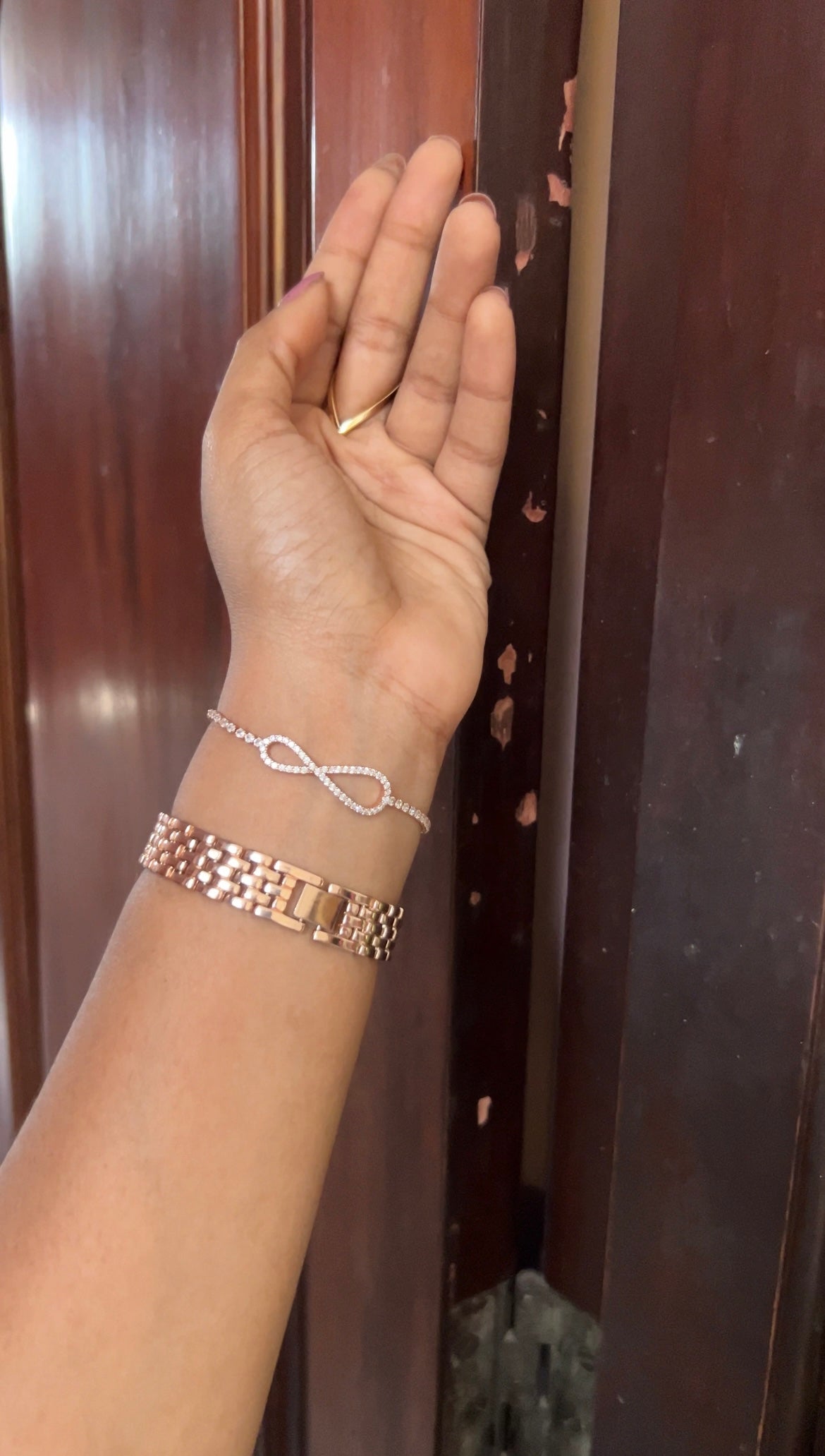 Chain bracelet -rose gold