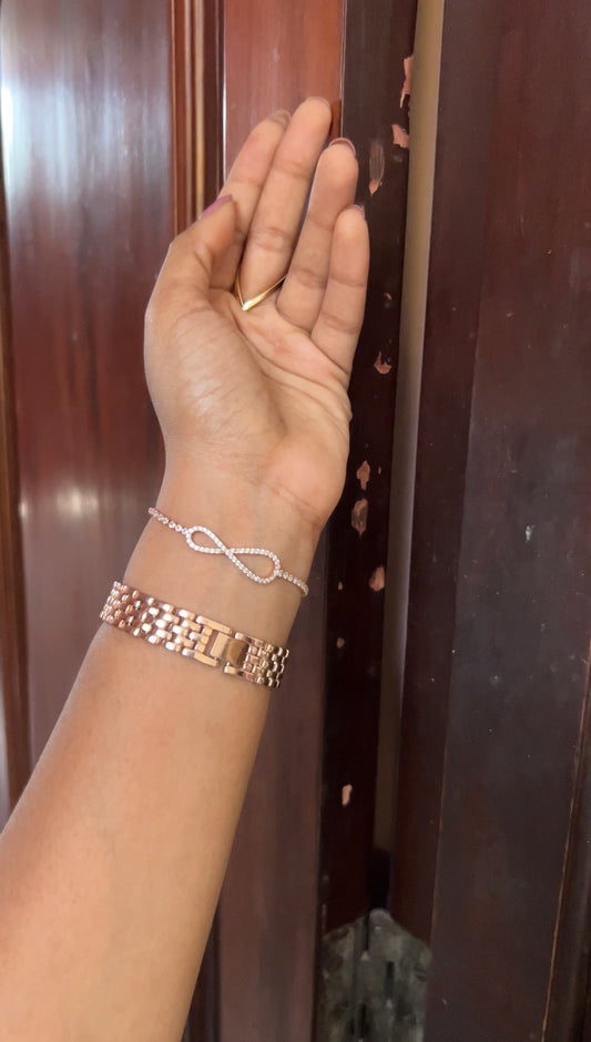 Chain bracelet -rose gold