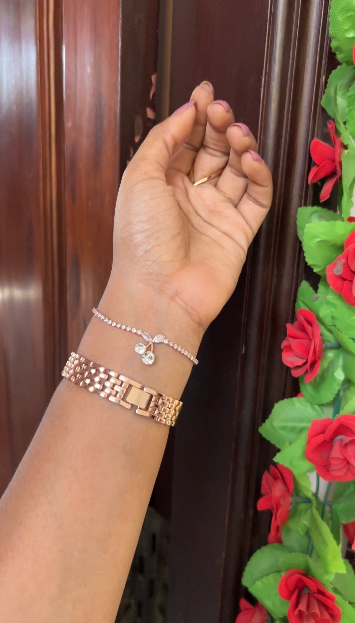 Chain bracelet -rose gold