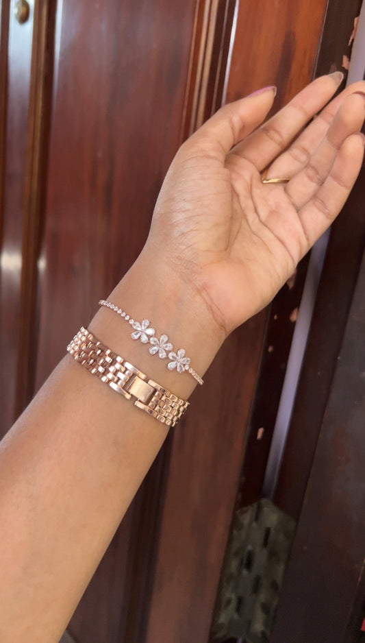 Chain bracelet -rose gold