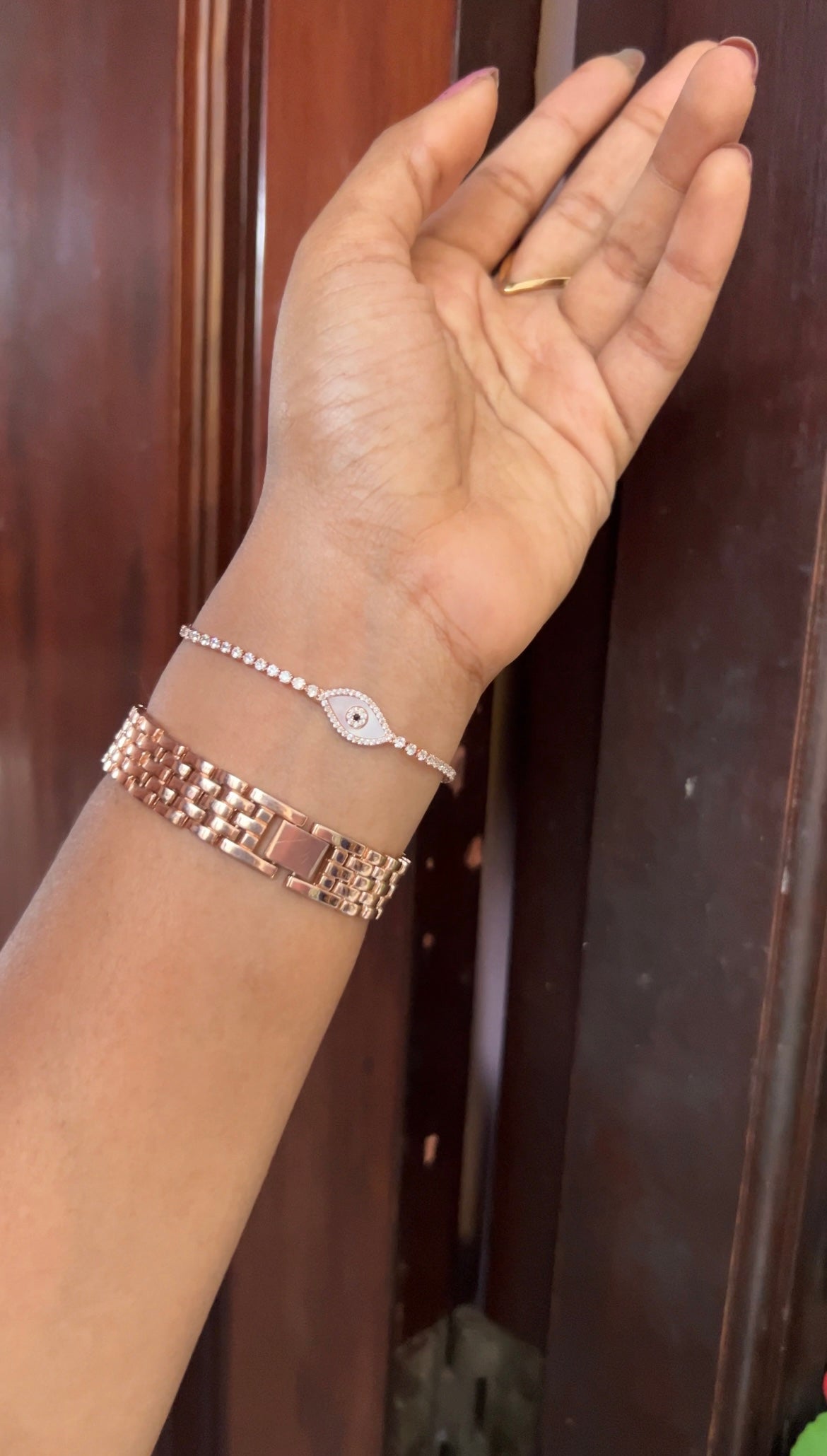 Chain bracelet -rose gold
