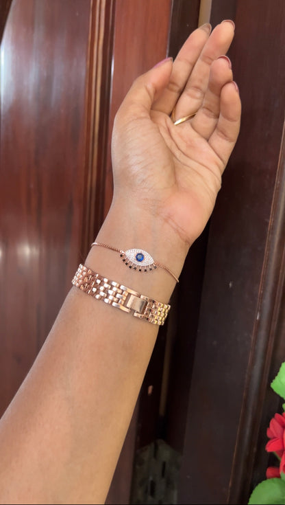 Chain bracelet -rose gold