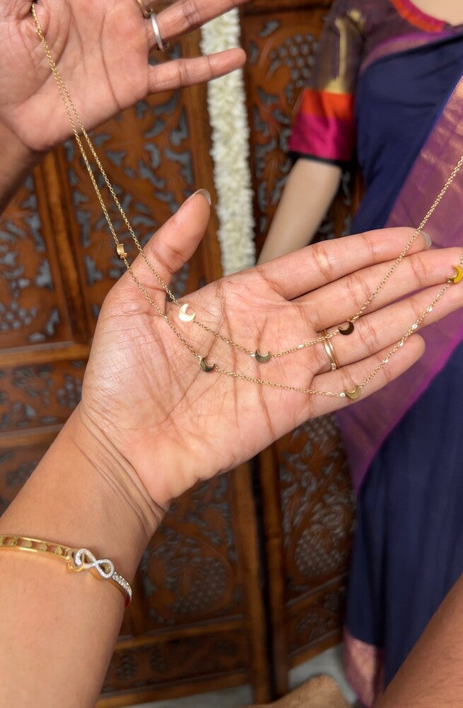 Chain - half moon dual line