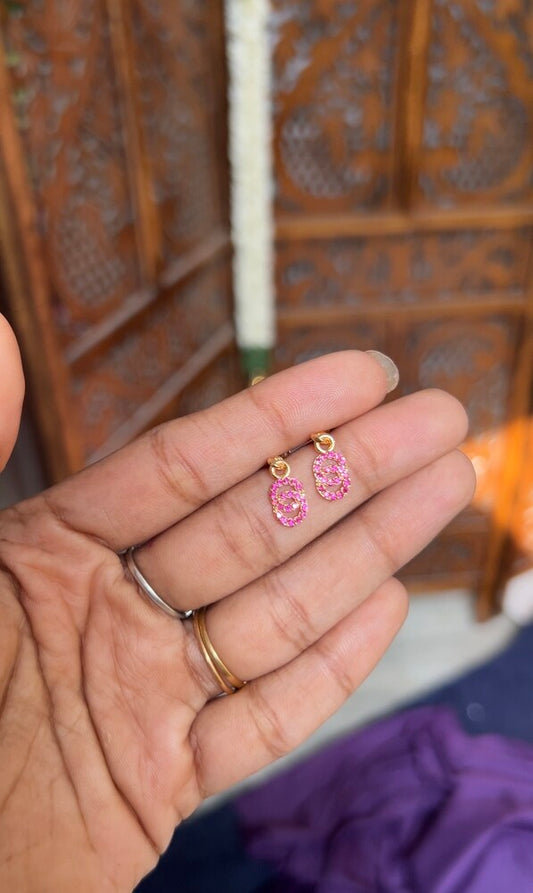 Bugadi earring - ruby