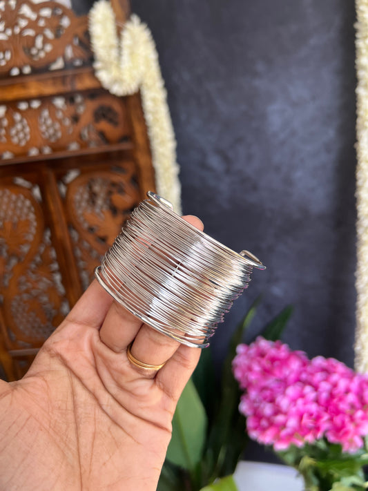 Openable bracelet  silver