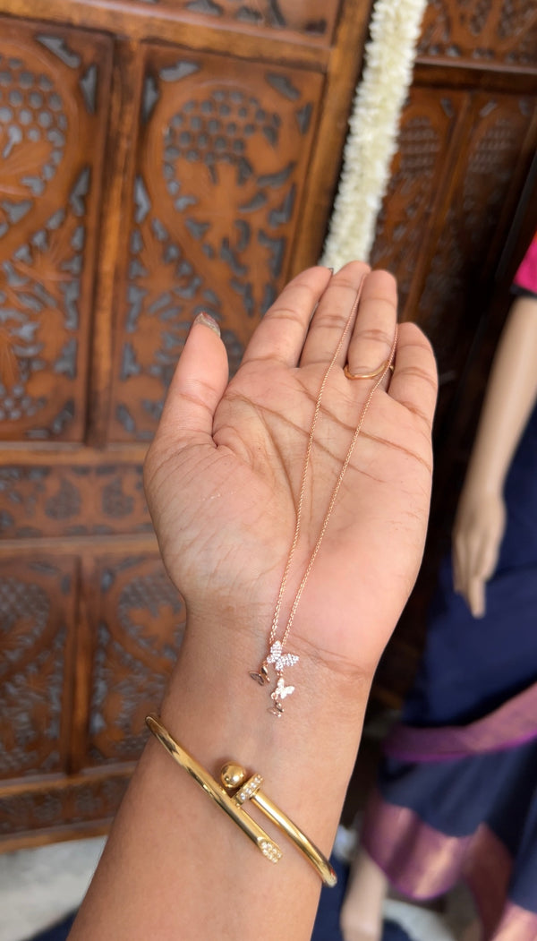 Anti-tarnish chain -rose gold