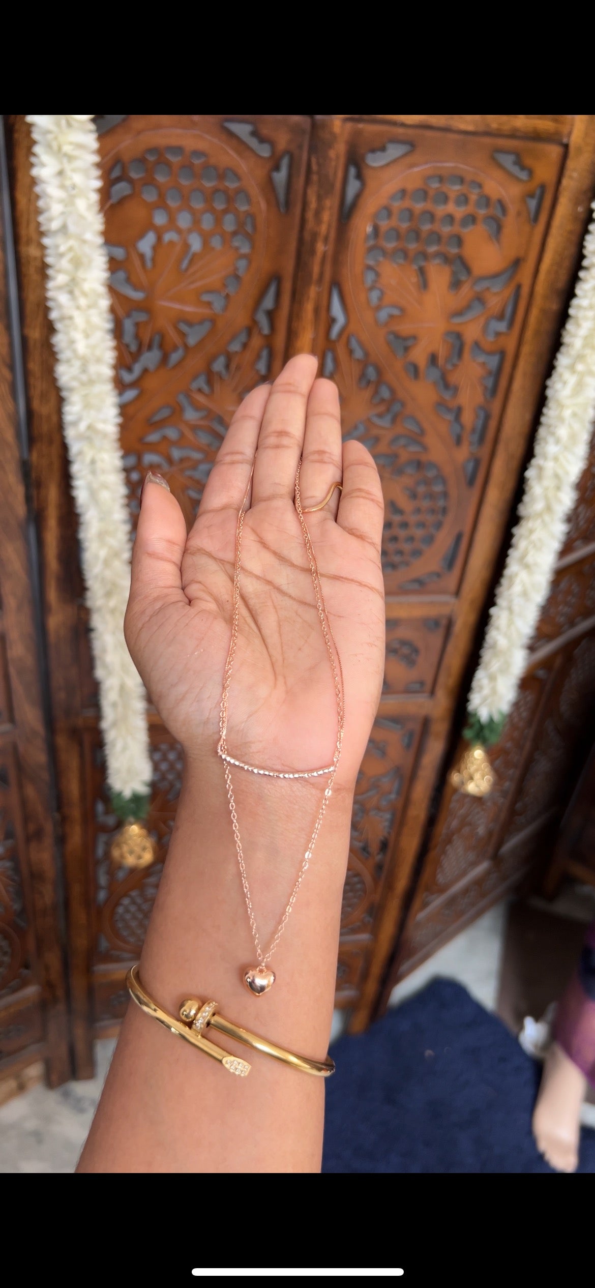 Ant-taransh chain -Rose gold chain